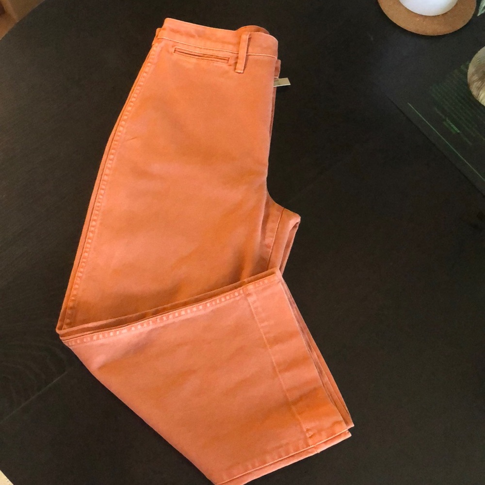 Madewell Slim Emmett wide leg crop pant